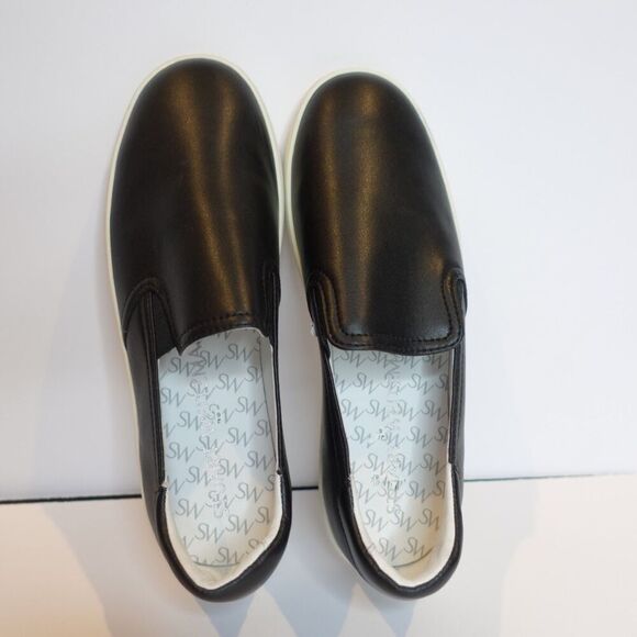 Stuart Weitzman Women's Slip-On Sneaker Black Daryl size 6.5 New - Picture 1 of 8